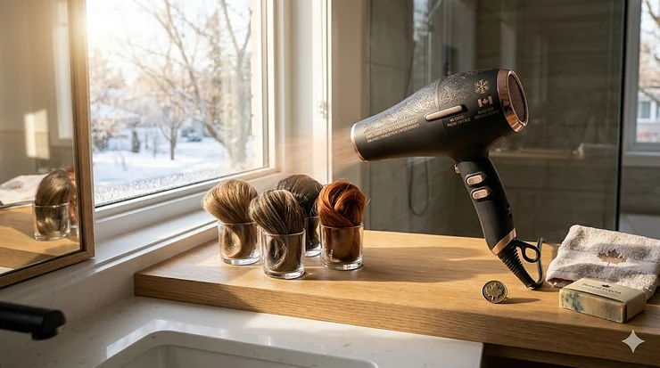 Alt text for image 1: A sleek salon-grade professional hair dryer under $20