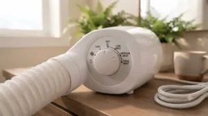 Close-up of the best bonnet hair dryer settings for gentle and efficient styling.