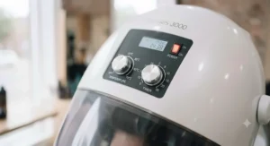 Easy-to-use timer interface on a professional salon dryer.