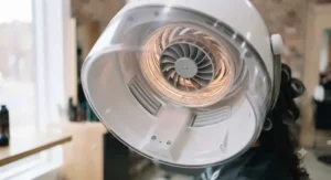 Advanced airflow technology in a professional hair dryer.