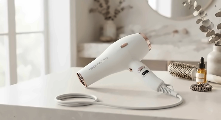 Professional beach wave hair dryer designed for achieving voluminous, soft curls effortlessly.